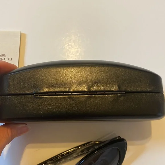 DUPLICATE LISTING FOR BUNDLE: NWOT Coach Glitter Sunglasses Cat Eye Black Silver - Picture 15 of 16